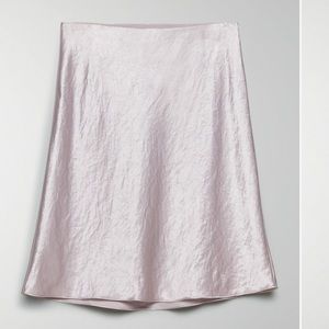 Aritzia Mini Slip Skirt in Munro Mauve